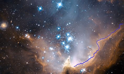 Viewspace Gathering Light Star Cluster Ngc 602