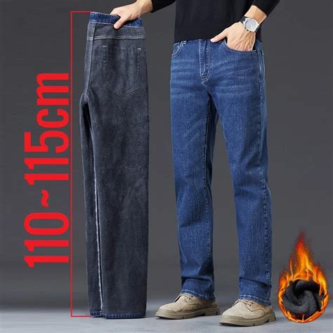 Высокие мужские джинсовые брюки | AliExpress