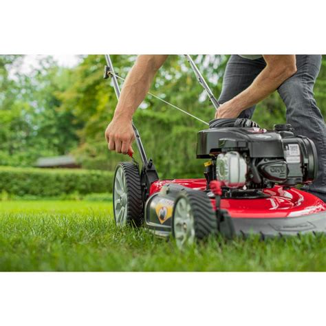 21 in. 140cc 500e Series Briggs and Stratton Engine 2-in-1 Gas Walk ...