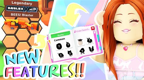 New Features Journal And Bee Blaster In Adopt Me 😱 Roblox News Update Tea Youtube