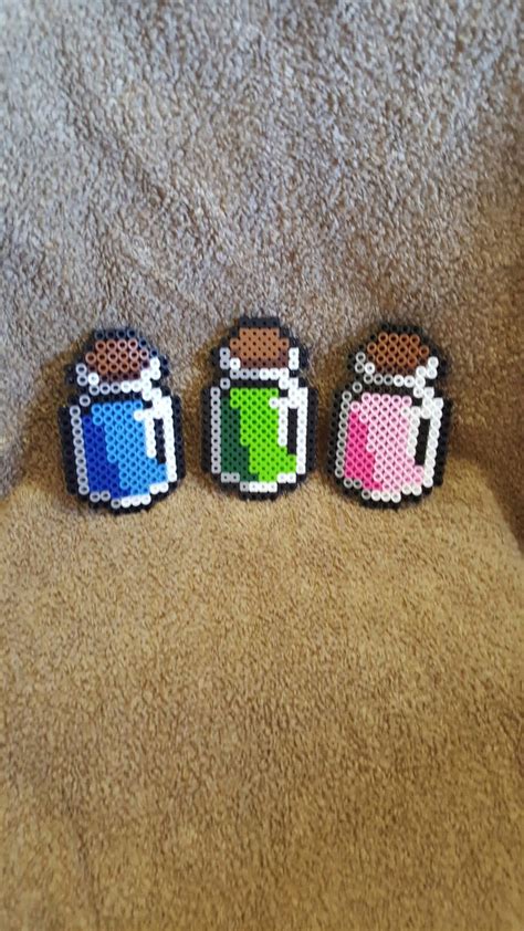 Perler Potion Bottles Easy Perler Beads Ideas Diy Perler Bead Crafts