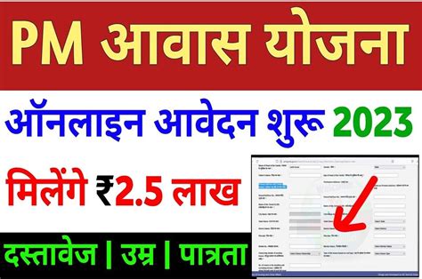 Pm Awas Yojana Online New Registration