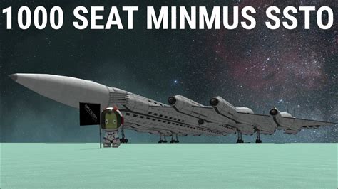 KSP 1000 Seat Minmus SSTO No Refueling Mining 1000 Sub Special