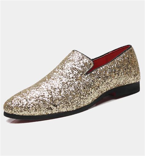 Give your footwear the Midas touch with these handsome men's gold ...