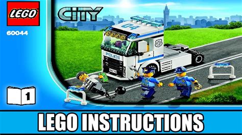 LEGO Instructions City 60044 Mobile Police Unit Book 1 YouTube