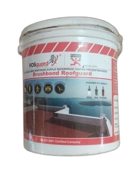 Fosroc Brushbond Roofguard Waterproofing Chemical Packaging Size L