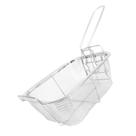 Stainless Steel Deep Fry Basket Wire Fry Basket Mesh French Fry Chips