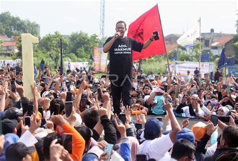 Kampanye Akbar Perdana Anies Baswedan Antara Foto