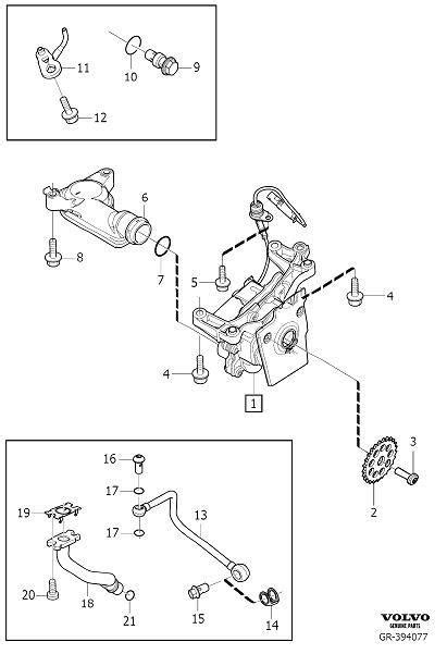 Volvo S90 Turbocharger Oil Line 31368631 Volvo Parts Webstore Oak