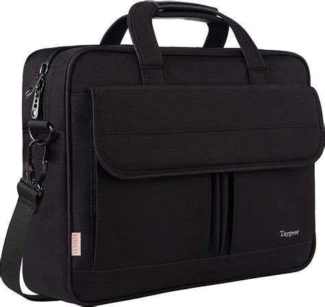 Taygeer Portafolios Para Hombre Maletin Para Laptop Tipo Bandolera