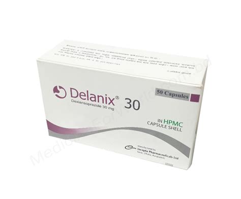 DEXLANSOPRAZOLE Delanix 30mg 60mg Rx MEDICINE FOR WORLD