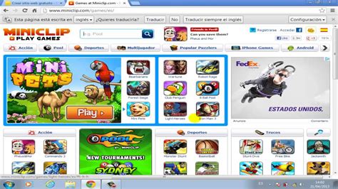 Como Ponerle Juegos A Su Pagina Web Parte 1 MINICLIP YouTube