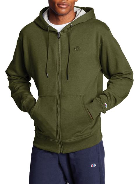 Champion Champion Mens Powerblend Fleece Full Zip Hoodie Walmart