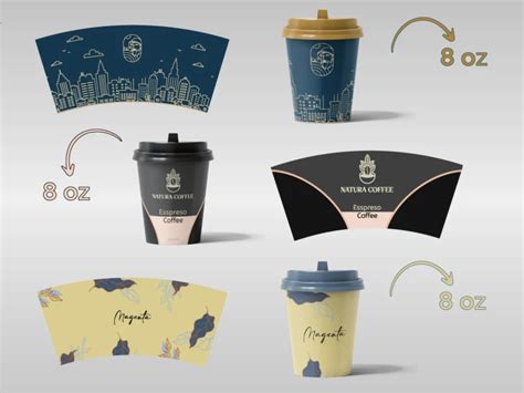 Unique coffee paper cup design for your cafe | Upwork