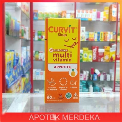 Jual Curvit Syrup 60 Ml Curvit Sirup 60ml Shopee Indonesia