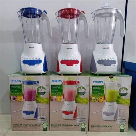 Jual Philips Blender Plastik Kapasitas Liter Hr Garansi Resmi