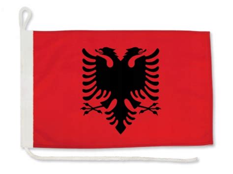 Flaga Albania Na Jacht X Cm Bandera Jachtowa Eglarska Albanii