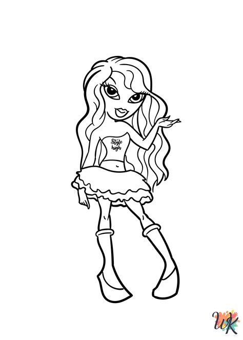 Bratz Dolls Colouring Pages: Unleash Your Inner Child (Free Printables!). - Klick