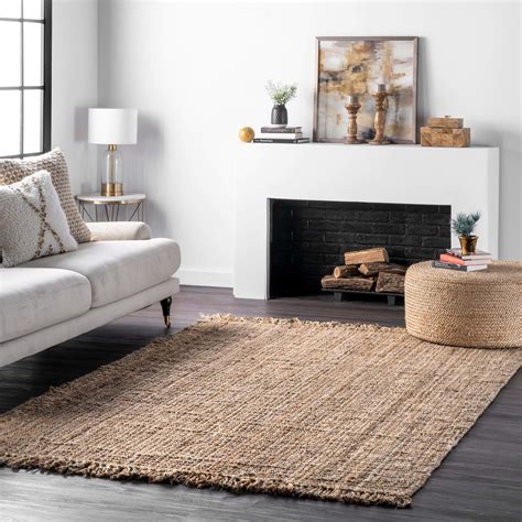 Mua Daniela Farmhouse Chunky Jute Area Rug X Natural Tr N Amazon M