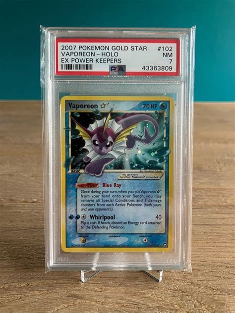 The Pokémon Company Pokémon Graded Card VAPOREON GOLD Catawiki