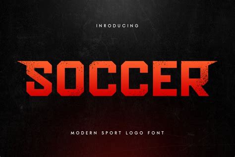 Soccer Modern Sport Logo Font