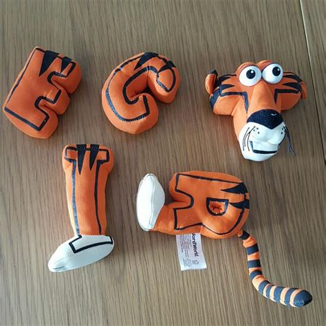 Tiger Wordworld Magnetic Educational Plush Pull Apart Letter