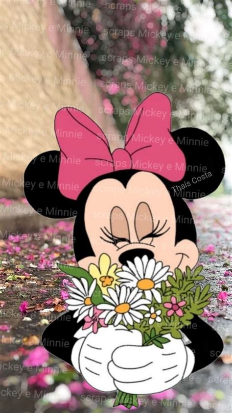 Pin De By Neuras Em Mickey E Minnie Mouse Minnie Papel De Parede