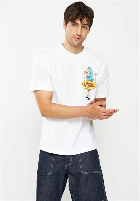 Onsbeavis And Butthead Relaxed Short Sleeve Tee White Only And Sons T