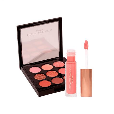 Kit Paleta De Sombras To Go Nude Brilho Labial Luxe N Dia Tambasco By