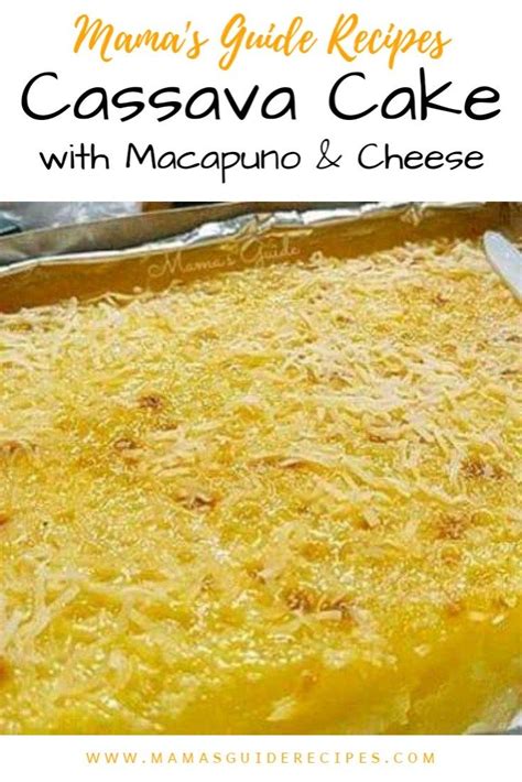 Cassava Cake Recipe With Macapuno And Cheese Bryont Blog