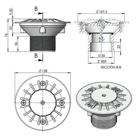 Buse D Aspiration Et De Refoulement De Fond De Piscine En B Ton