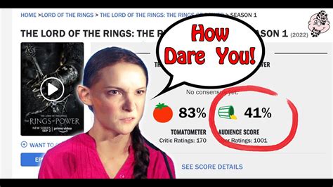 Rings Of Power Rotten Tomatoes Runs Interference As Users Destroy Show