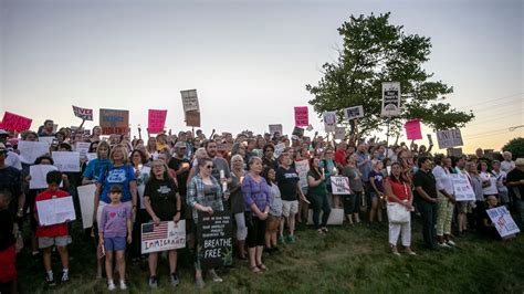 Lights For Liberty Vigil Protest Treatment Of Migrants At The Border