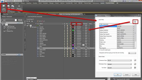 How To Change The Default Settings For Layer Colors And Linetypes Of