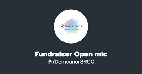 Fundraiser Open Mic Linktree