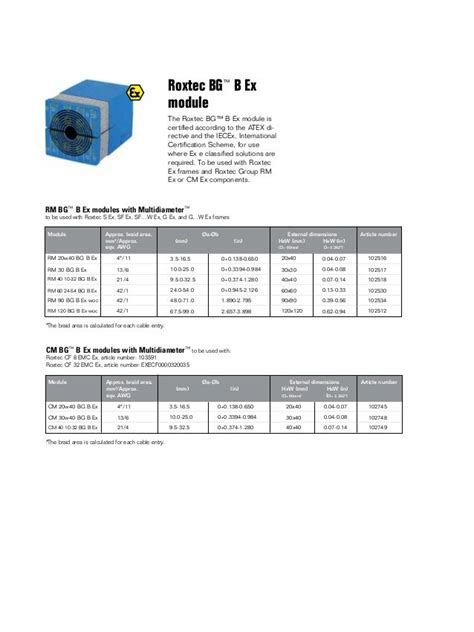 Roxtec Rm Bg B Sealing Solutions Roxtec Frames Modules For Roxtec