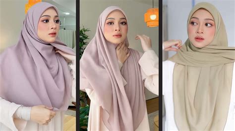 Style Tudung Bawal Cantik Cara Pakai Tudung Bawal Simple Ringkas