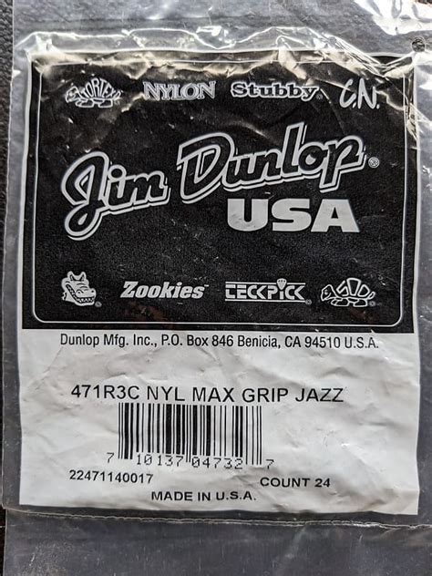 Dunlop JIM DUNLOP Max Grip Nylon Jazz III Carbon Fiber Reverb