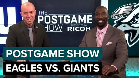 Philadelphia Eagles Vs New York Giants Postgame Show Week