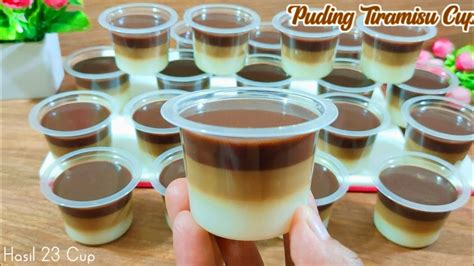 Cara Membuat Puding Tiramisu Cup Ide Jualan Youtube