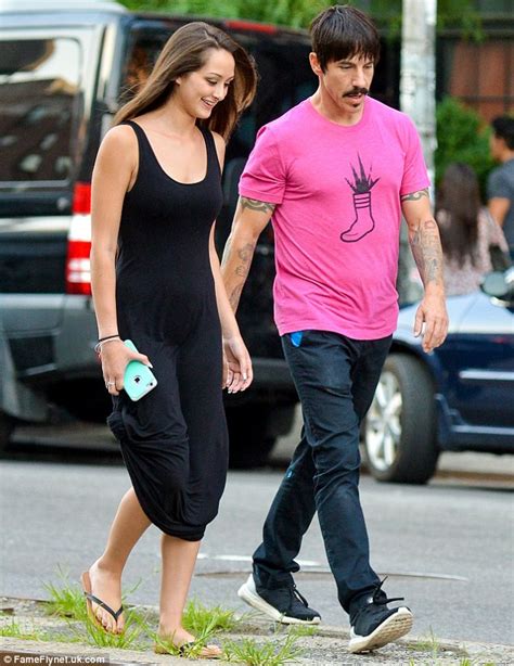 Red Hot Chilli Peppers Anthony Kiedis Holds Hands With Mystery