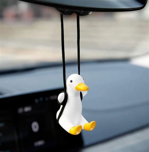 Swinging Duck Car Rear View Mirror Accessory Car Rearview Mirror