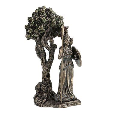 Athena Under the Olive Tree Figurine: Gods & Goddesses — FairyGlen Store