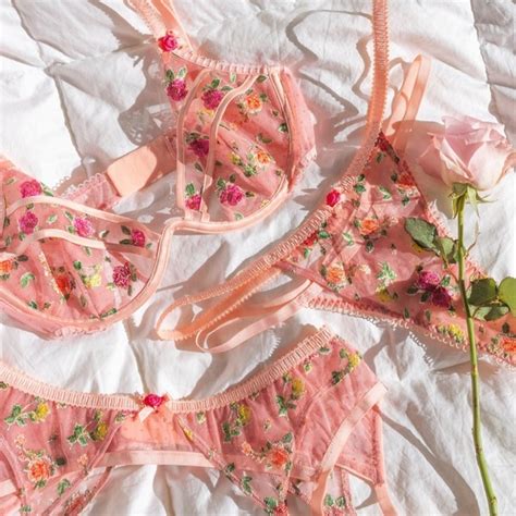 For Love And Lemons Intimates Sleepwear Beautiful Rare For Love And Lemons Pink Lingerie