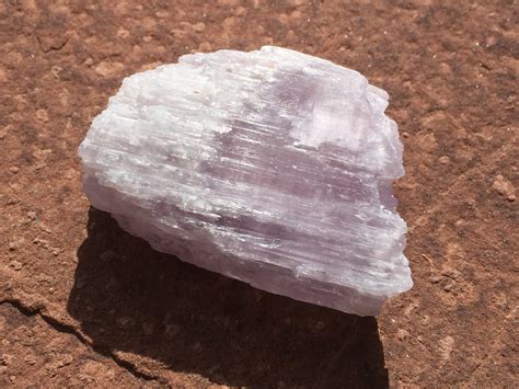 Raw Kunzite Crystal 49mm Pink Purple Kunzite Crystal Rough Etsy