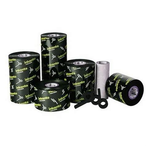 Black Inkanto Wax Ribbons Packaging Type Roll At Roll In Surat