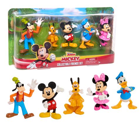 Mickey Mouse Collectible Figure Set 5 Pack Ages 3