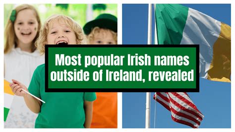 MOST POPULAR Irish names OUTSIDE of Ireland, REVEALED