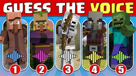 ⚒️Guess the Minecraft Characters Voice and Sound 💥 Minecraft Quiz ...