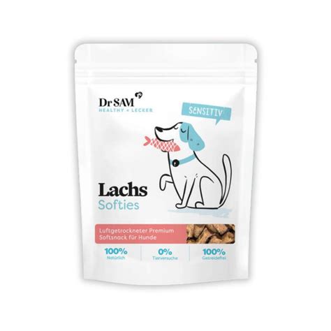 Dr SAM Lachs Softies Leckerlis für deinen Hund 150 g Shop Apotheke